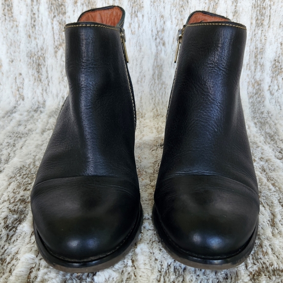 Pikolinos "Andorra" Black Leather Ankle Boots | Women's Size 37 EU, 6.5 - 7 US - Picture 3 of 11